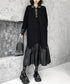 Low-switched Collar Dress